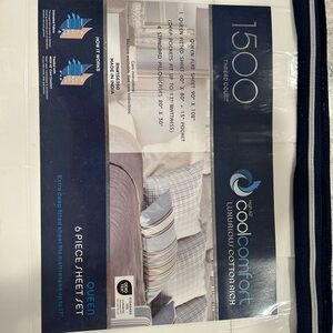 King 6-Piece Sheet Set in White